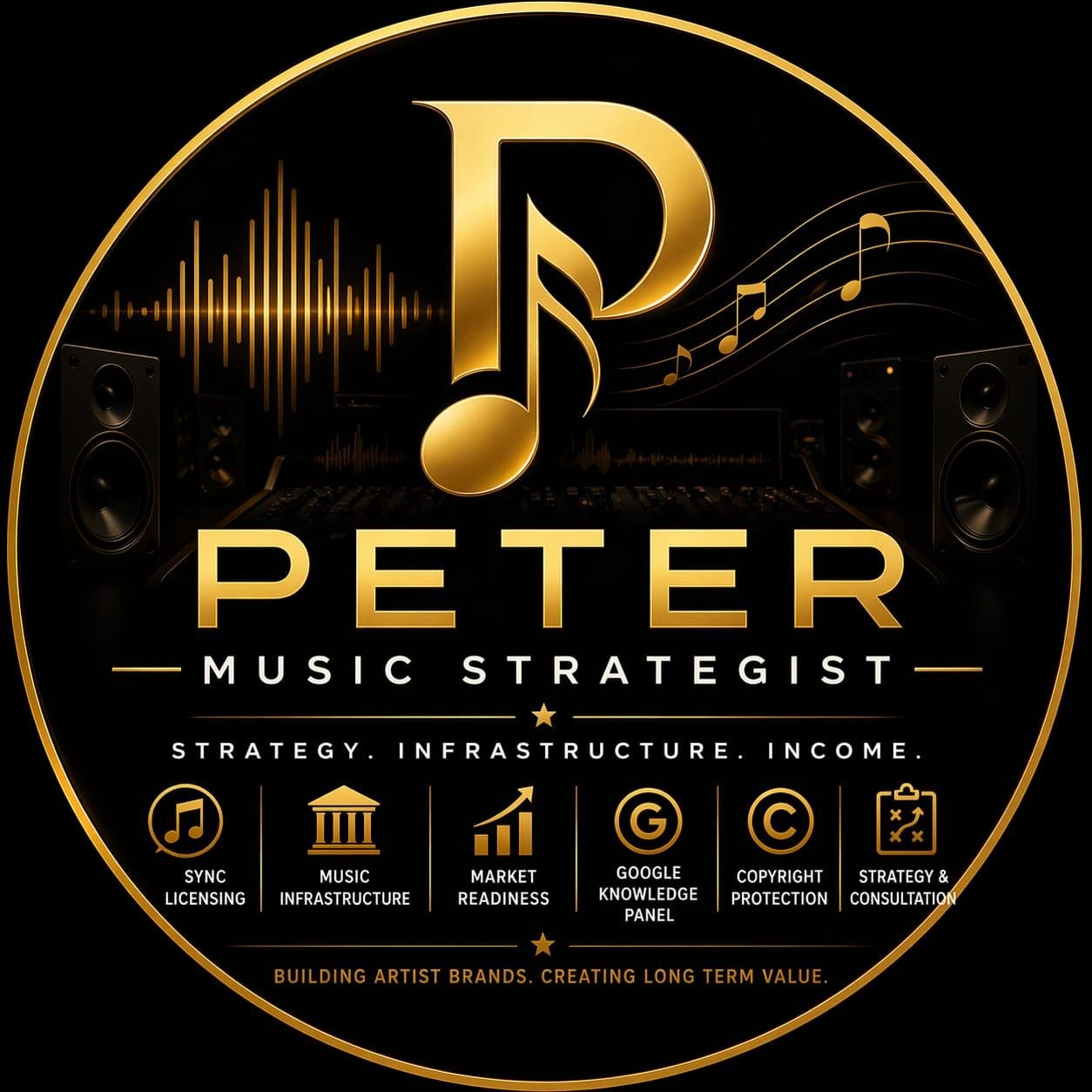 Peter Music Strategist Logo