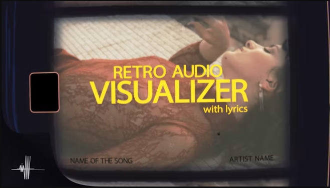 YouTube visualizer and lyric video sample